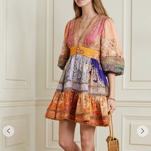 Zimmermann Anneke lantern mini dress